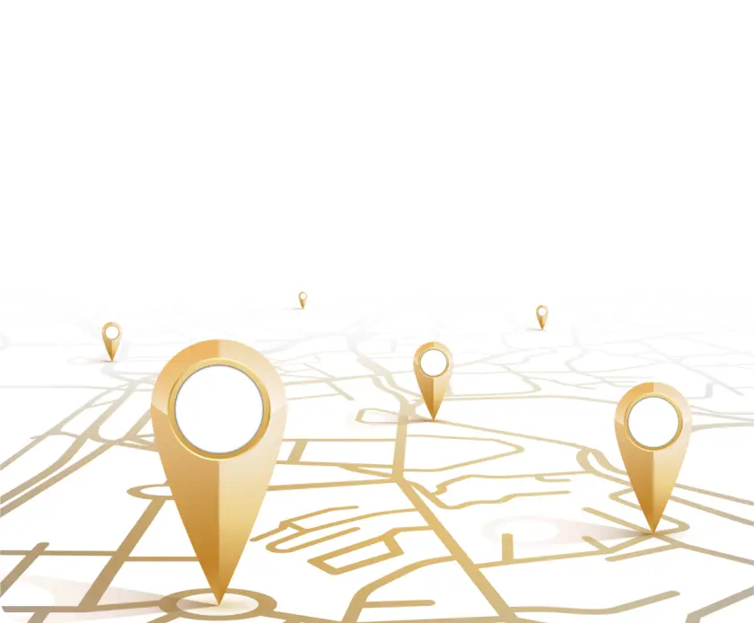 Map of California Cities Supported